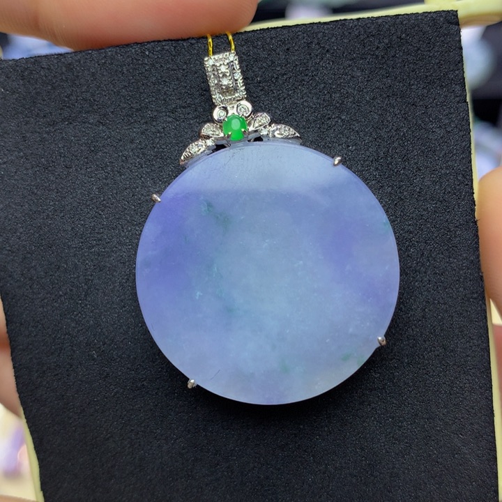 翡翠手链18K金镶嵌云**清翡翠