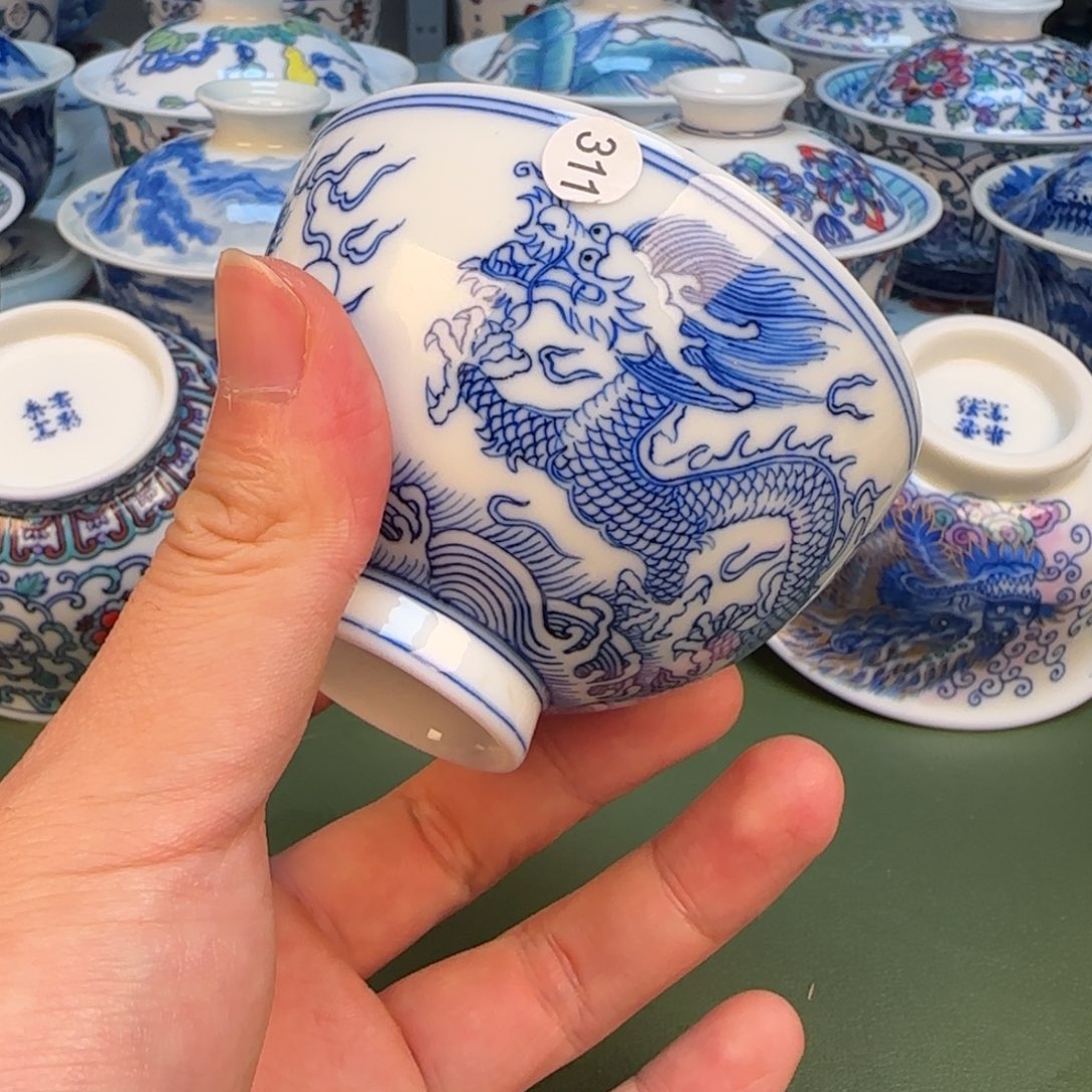 彦祖纯手工手绘茶具311