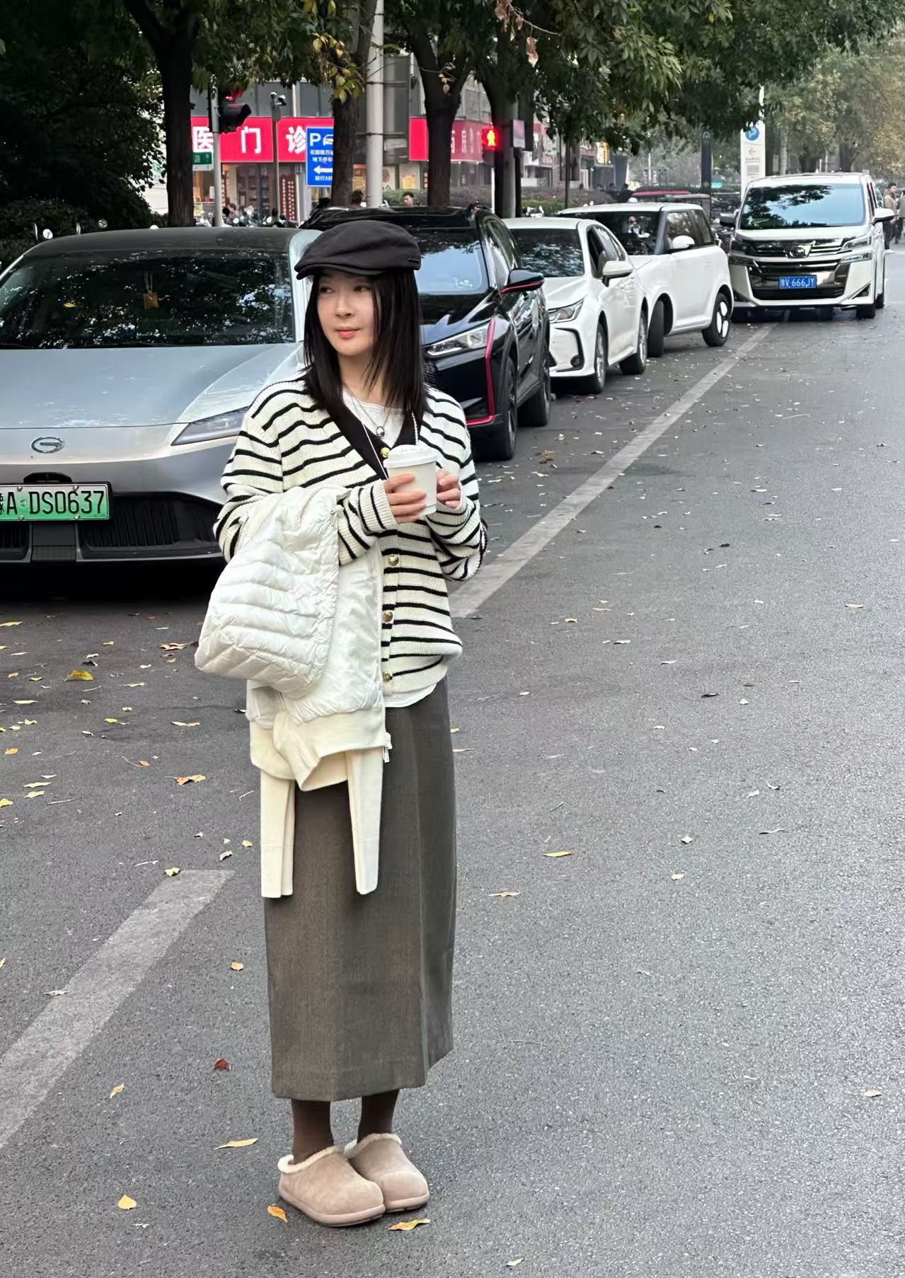 条纹针织开衫 高品女装 断码清货 no退no换