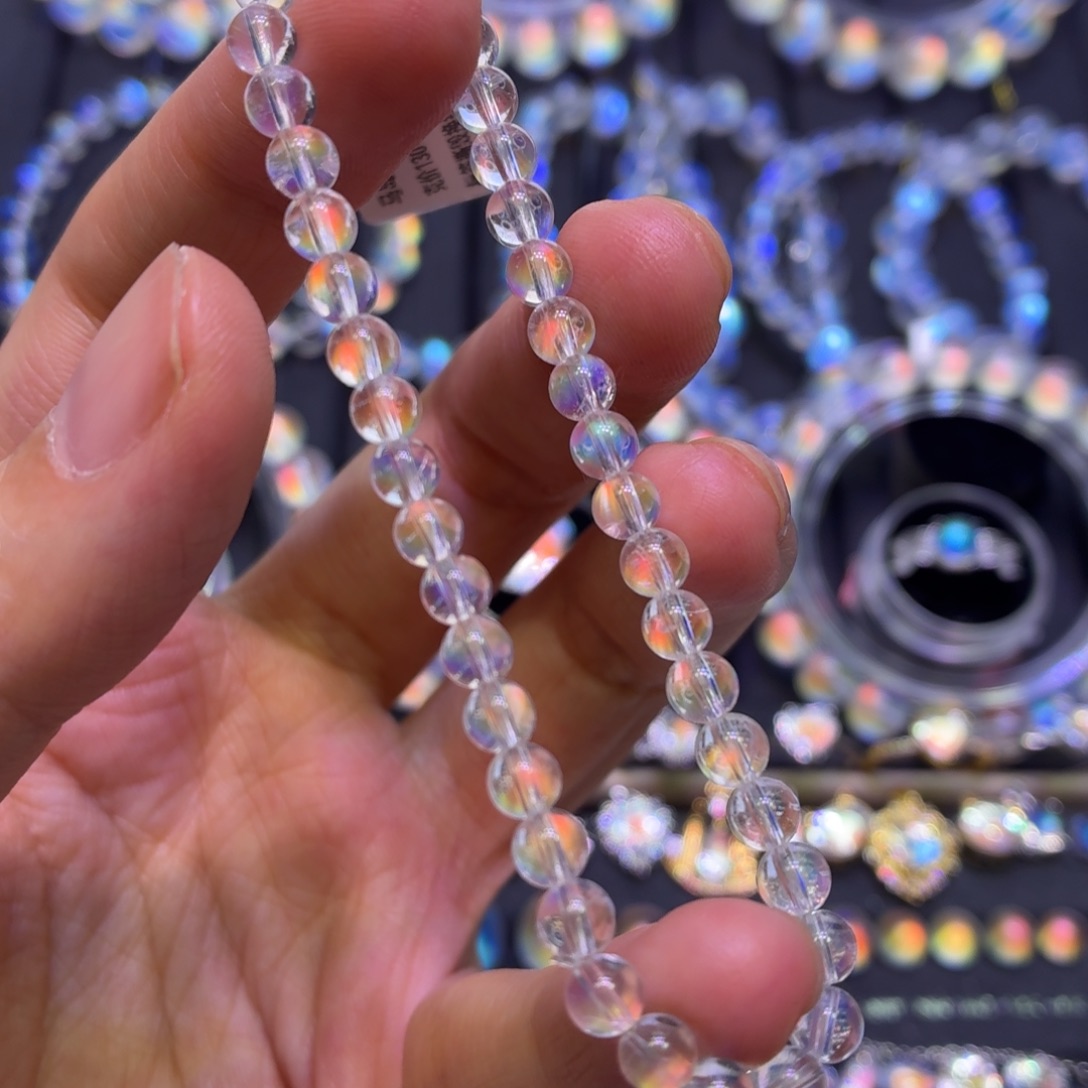 手串未镶嵌月光石11毕业级马岛彩月4.7mm