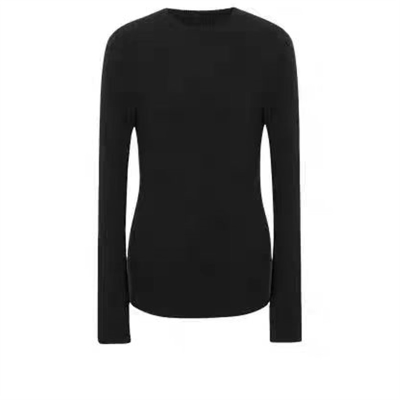 MM商场同款2025秋冬新款纯色简约百搭内搭半高领打底针织衫女4221