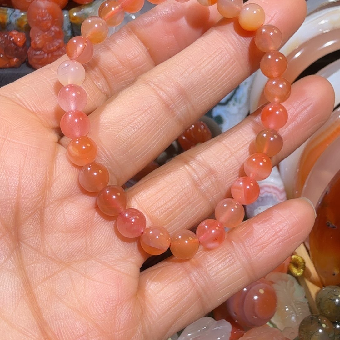 玛瑙/玉髓未镶嵌手链