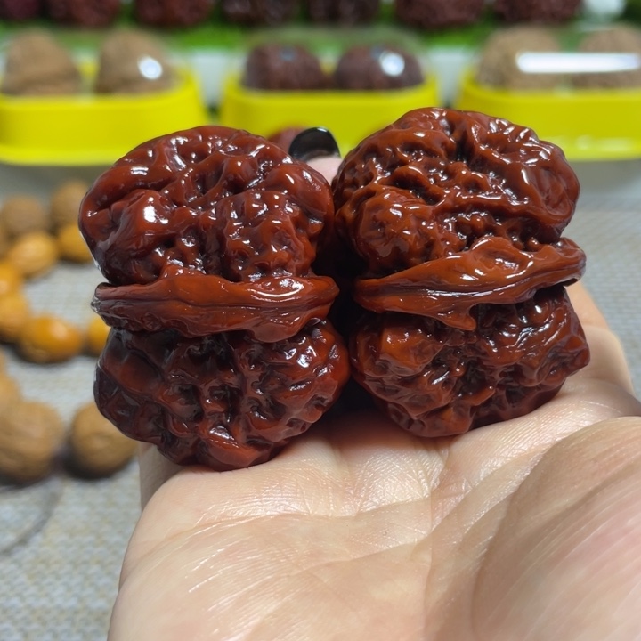 文玩核桃把件45肚蛤蟆