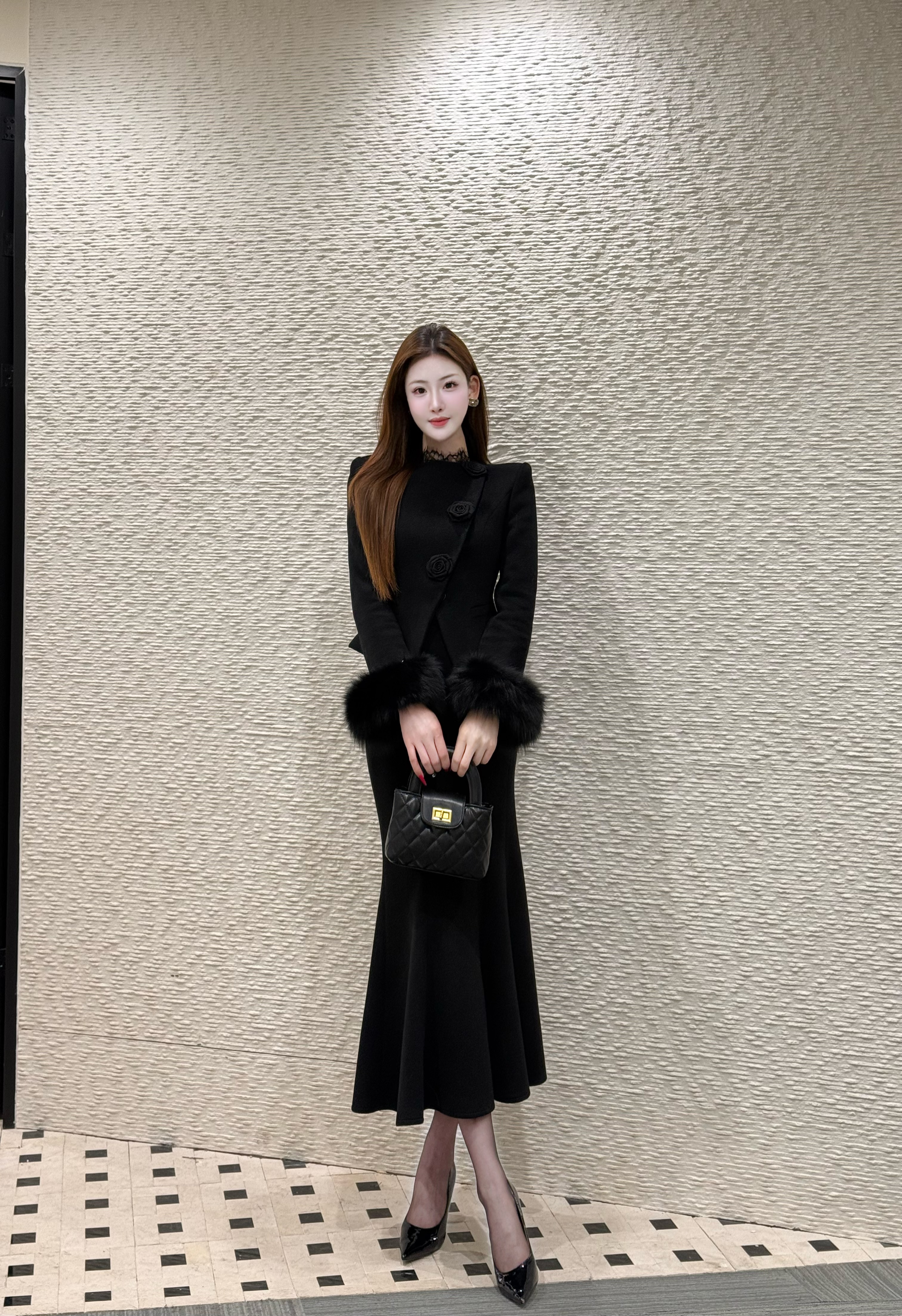 【冰冰】原宿风日式休闲风夹棉加厚保暖时尚秋季女装轻熟风秋冬女神