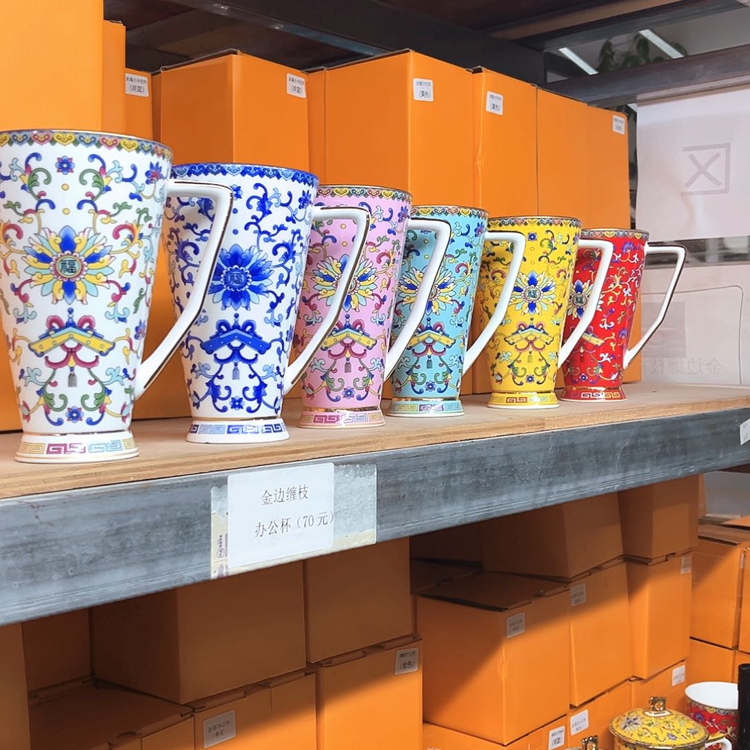 瓷小***贝杯子6个！n n n n n