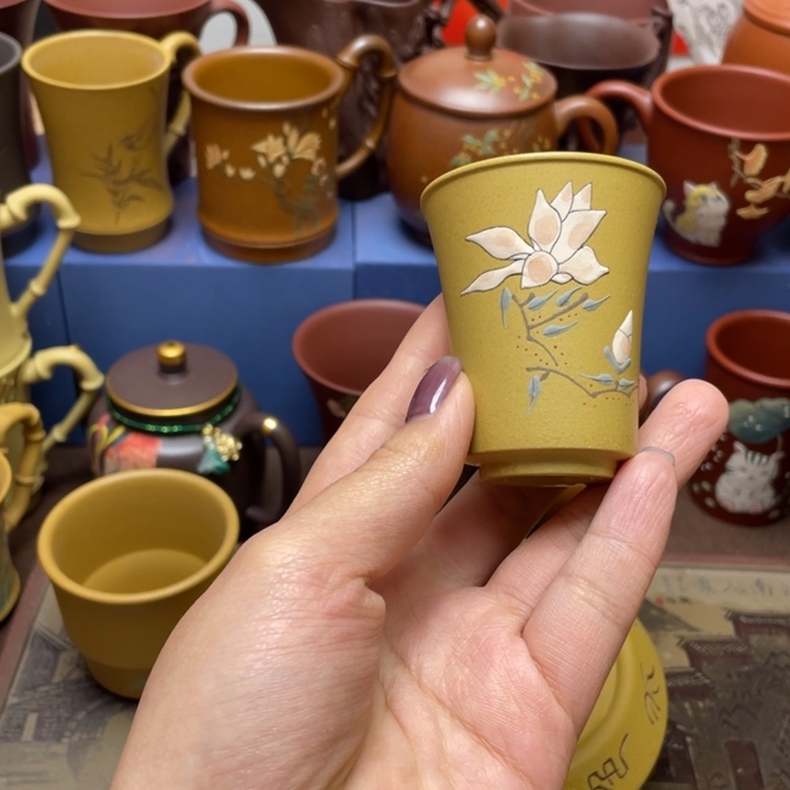 紫砂茶杯紫砂主人杯