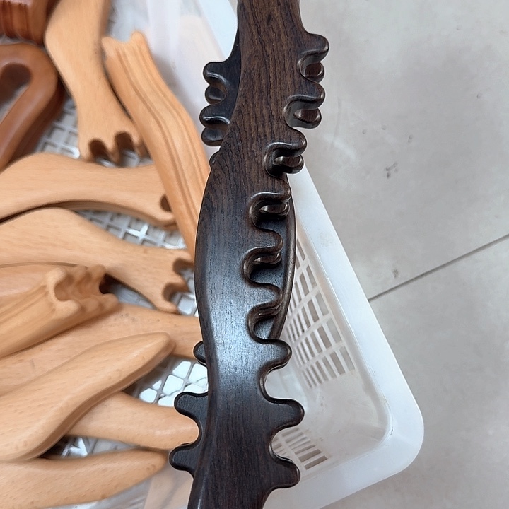 紫光檀木30厘米放松工具微瑕疵