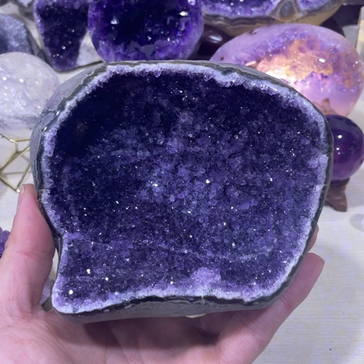 紫晶钱袋子未镶嵌