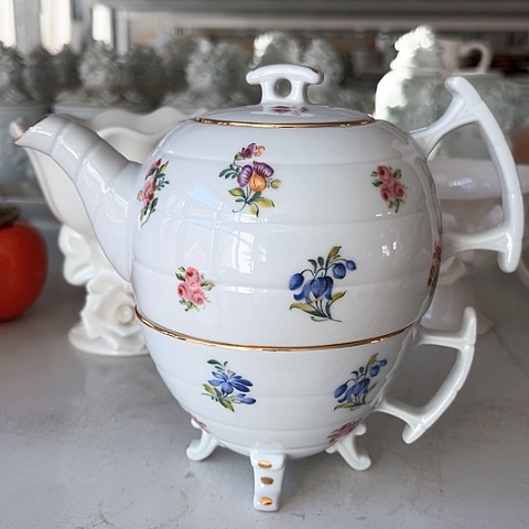 白瓷一人壶一壶一杯