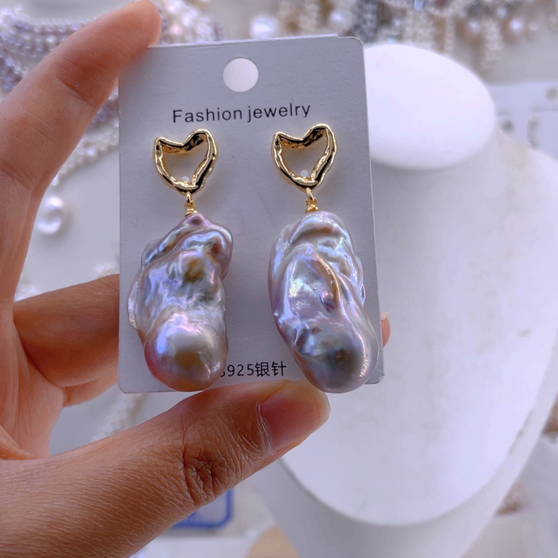 未镶嵌耳饰淡水珍珠