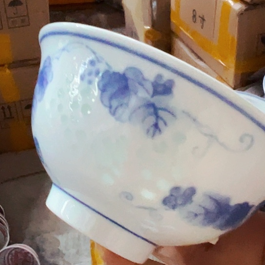 摆件陶景德镇高温玲珑陶瓷