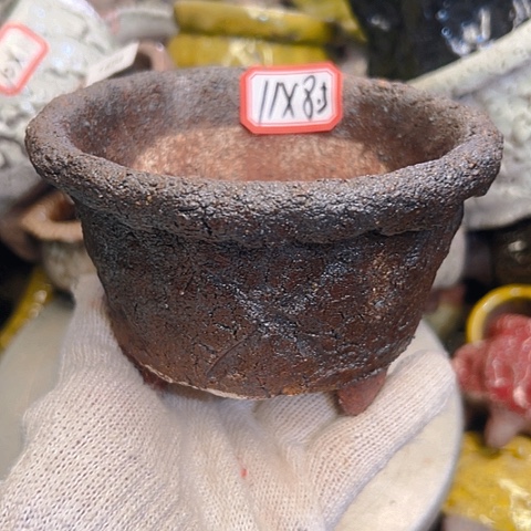 粗陶花盆手工花盆制作
