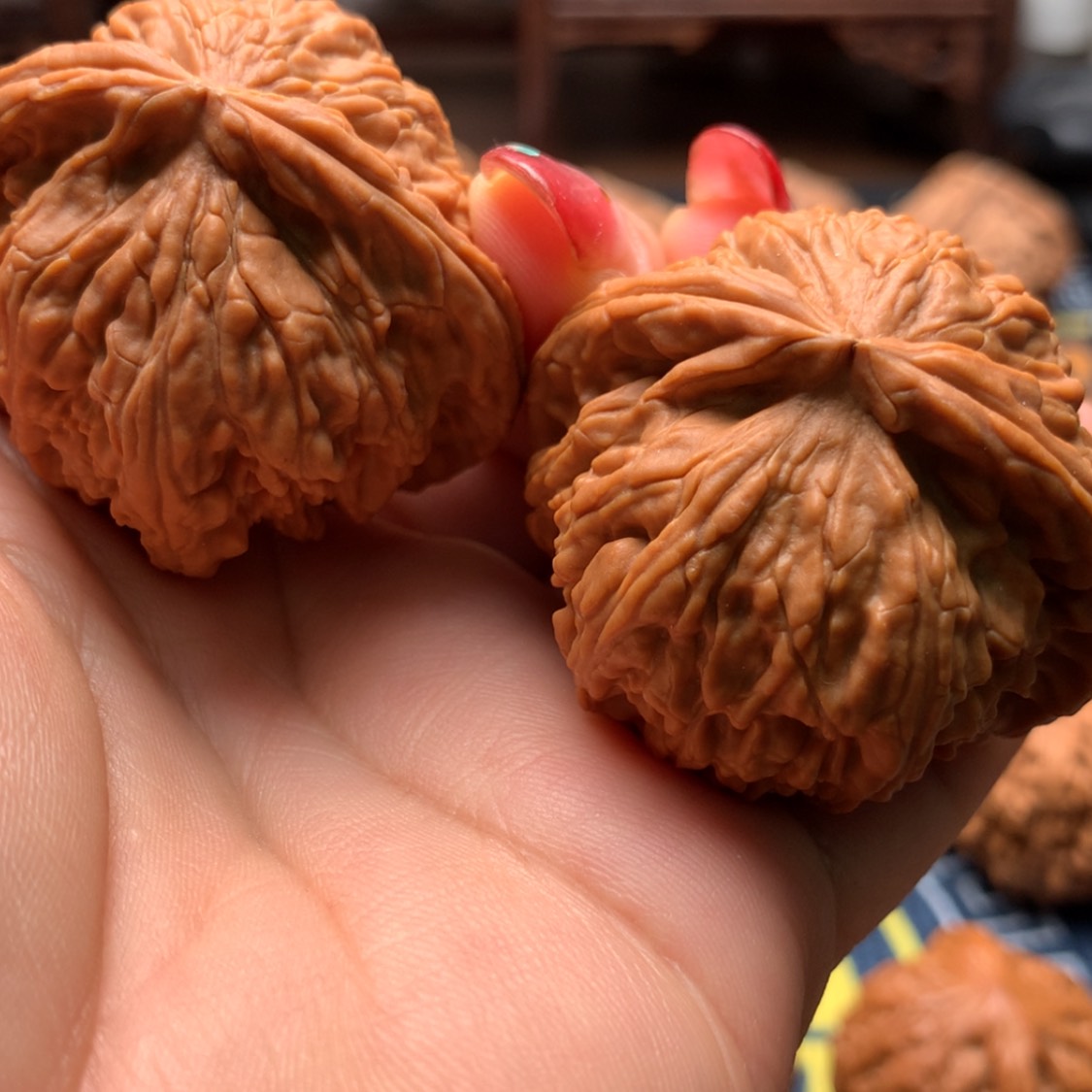 【闪购商品】把件文玩核桃疯****斯白狮子43