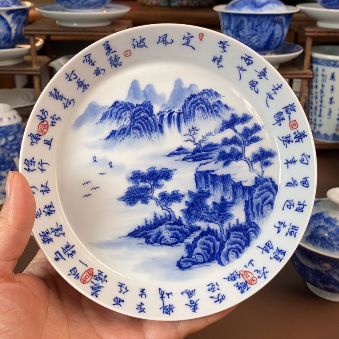 景德镇陶瓷手工手绘