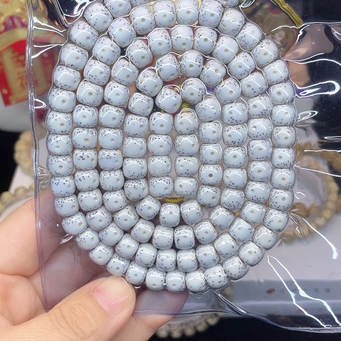 星月菩提手串知****79/8脱脂顺白108长串头条