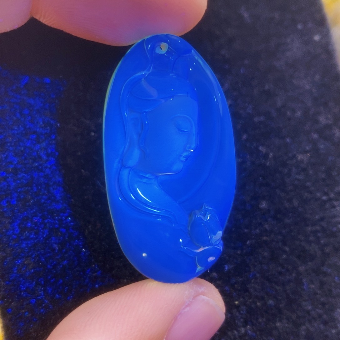 【闪购商品】蓝珀颈饰未镶嵌蓝珀阴雕