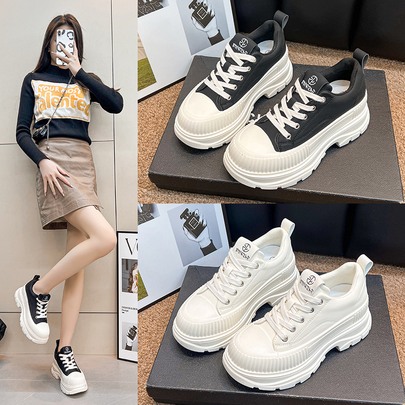 运动休闲鞋时尚休闲鞋单鞋松糕鞋韩版小白鞋女鞋秋季百搭鞋子2008