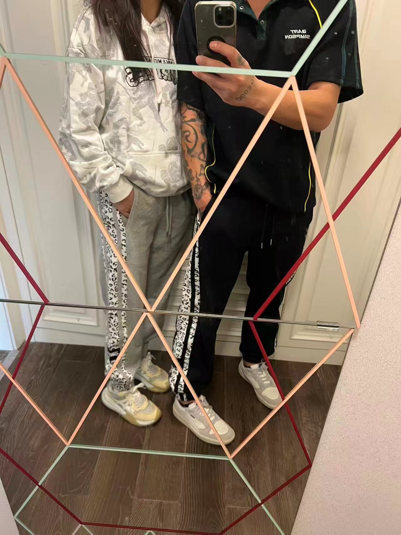 宽松直筒束脚新款时尚百搭运动长裤潮流休闲裤25627