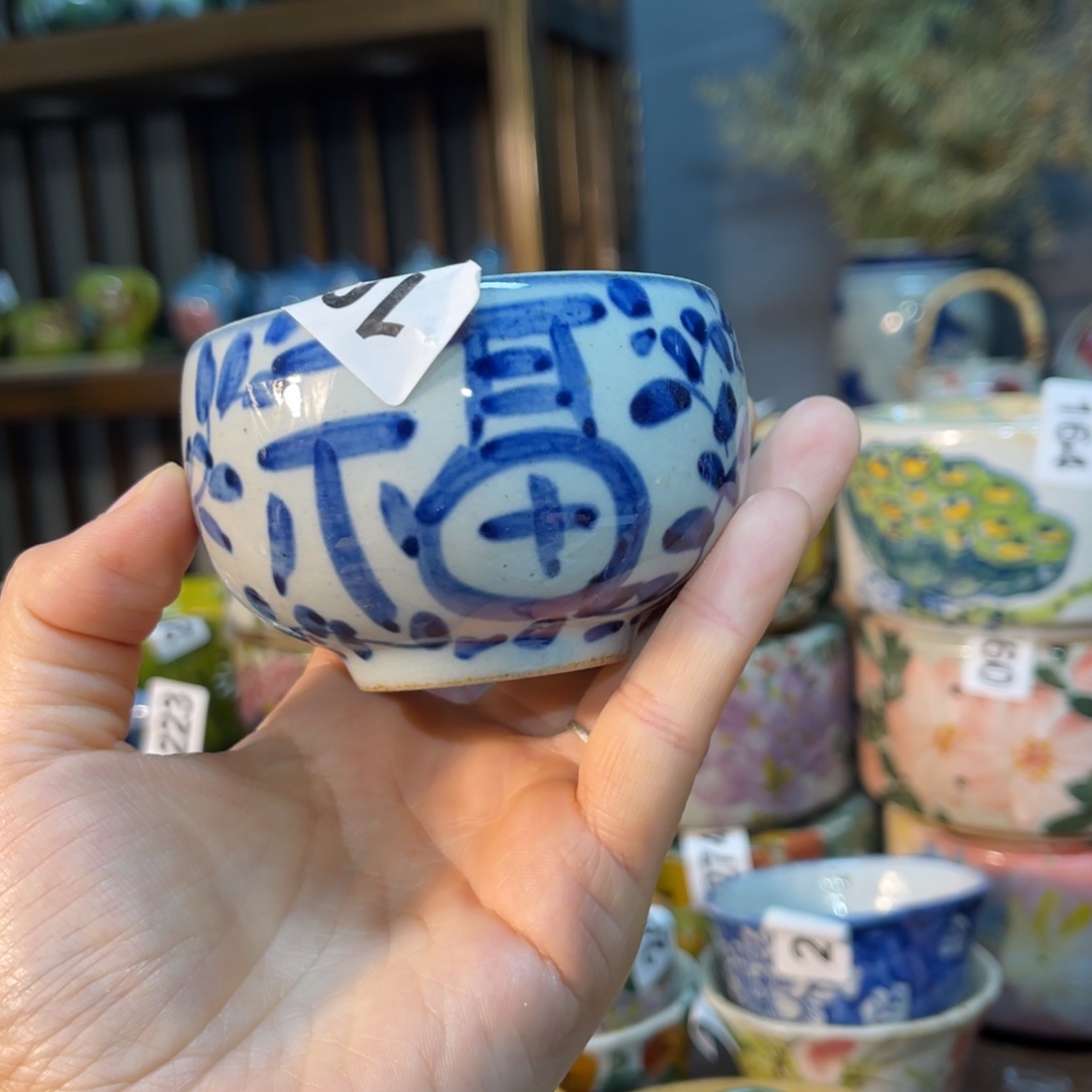 杯素浅陶瓷手工手绘
