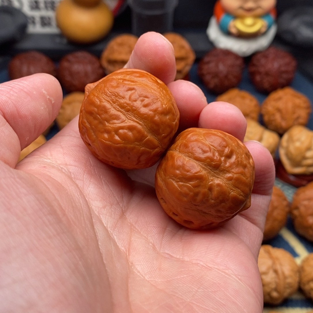 文玩核桃把件小****口精品小手捻