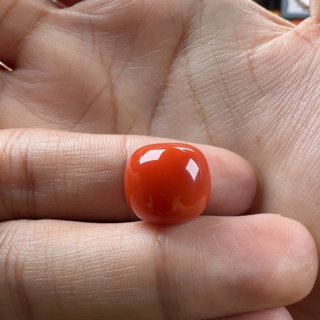 才***红南红玛瑙未镶嵌老型12.8*11.6