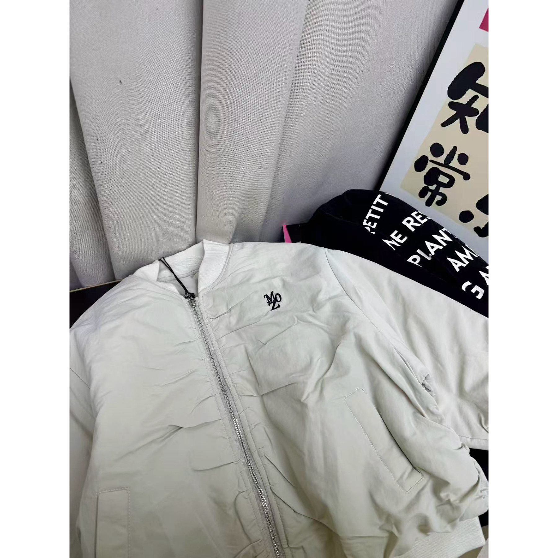 60037 字母加棉棒球服
