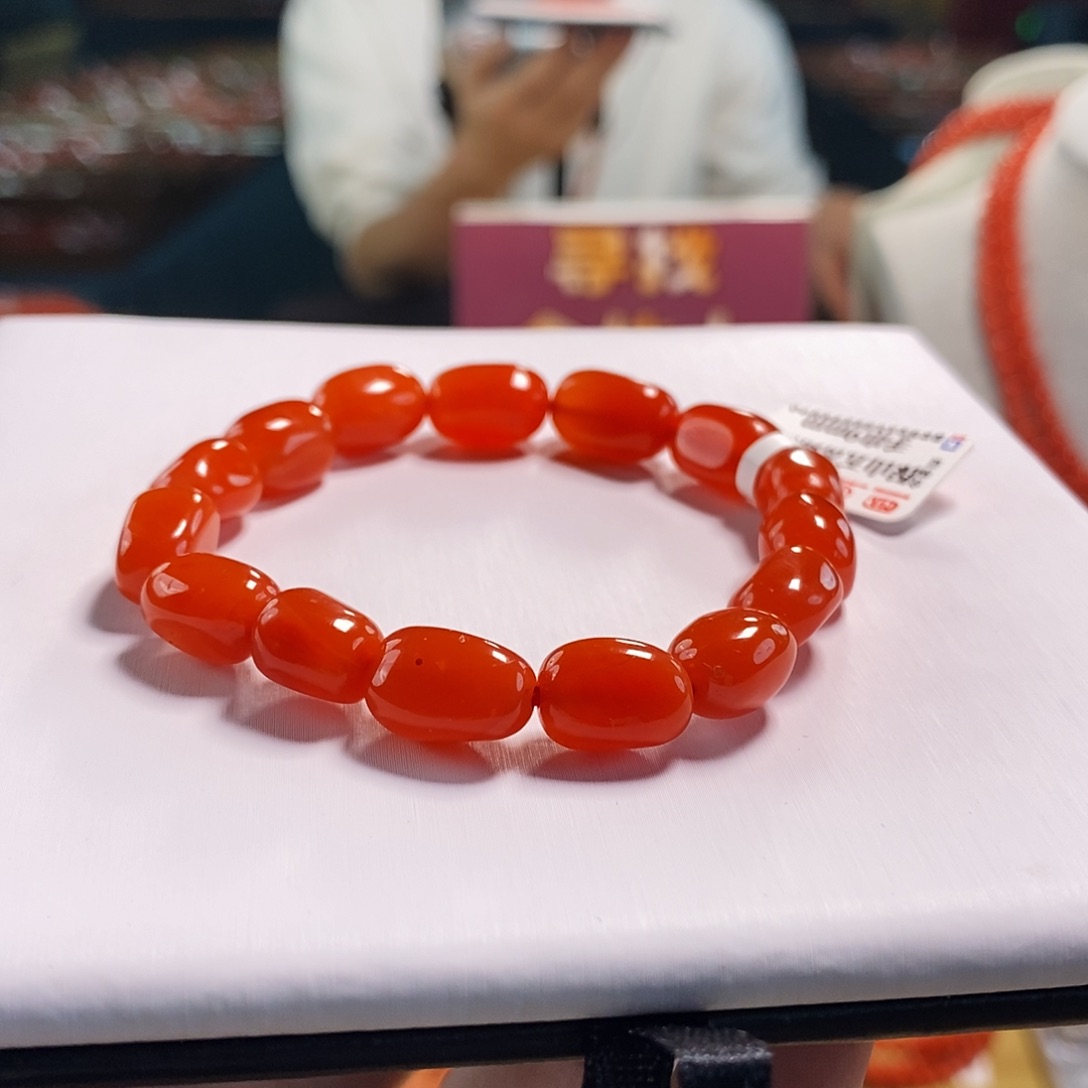 未镶嵌五岔路  9m m多样性发一南红玛瑙