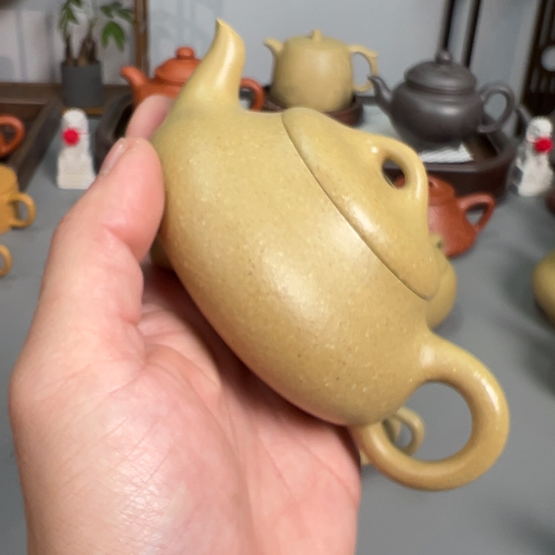 寿***师紫砂茶壶梨皮汉棠