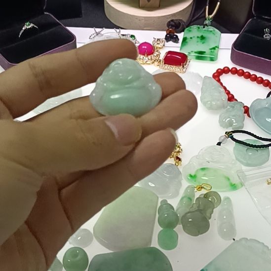 翡翠未镶嵌颈饰翡翠翡翠
