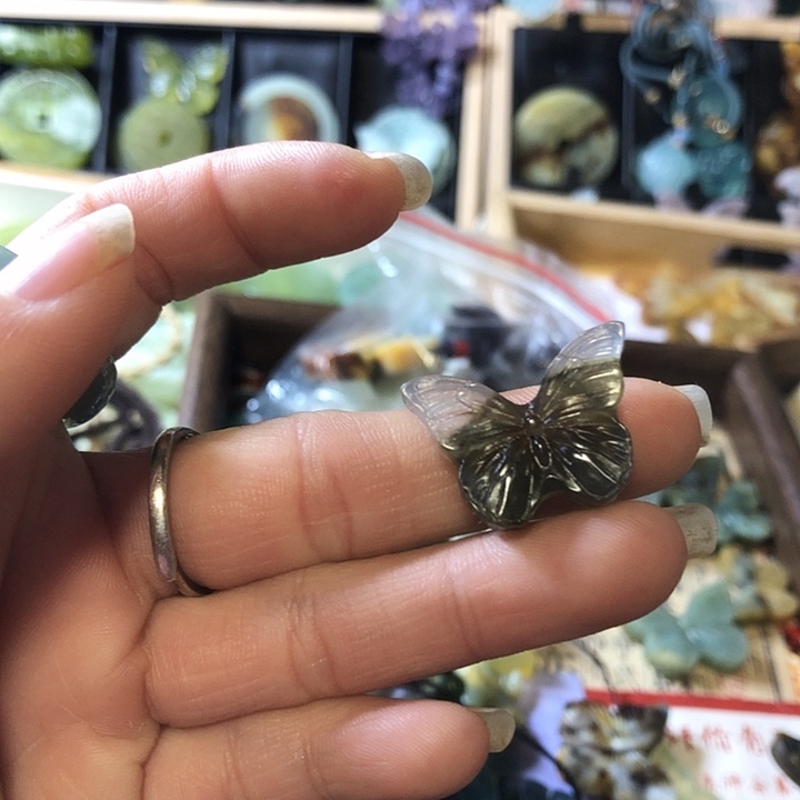 岫玉未镶嵌岫玉挂件