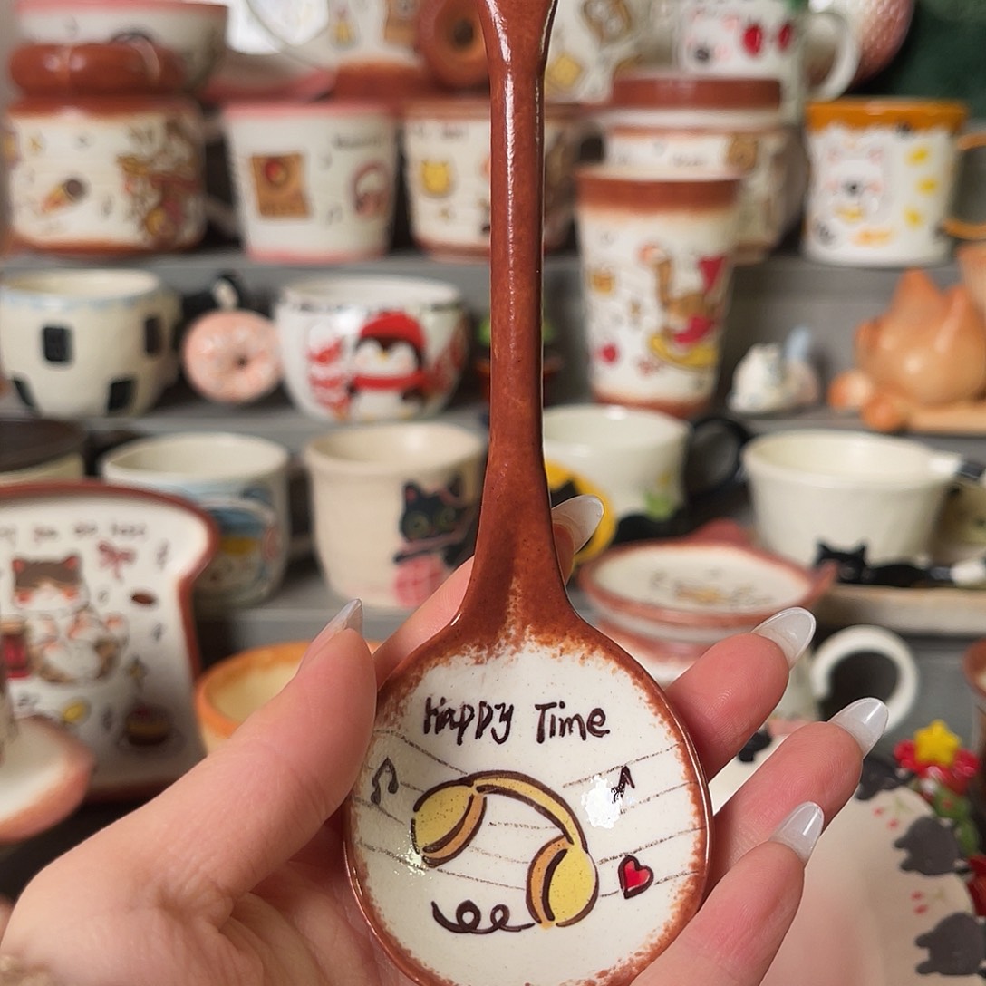 c***c景德镇陶瓷可爱手绘杯