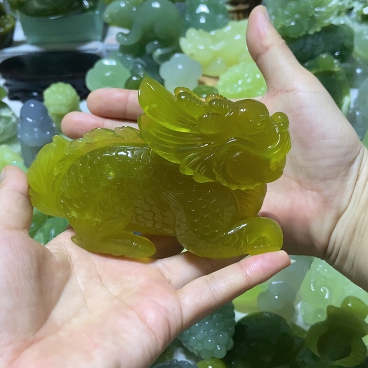 【闪购商品】未镶嵌蛇纹石玉把件用****3