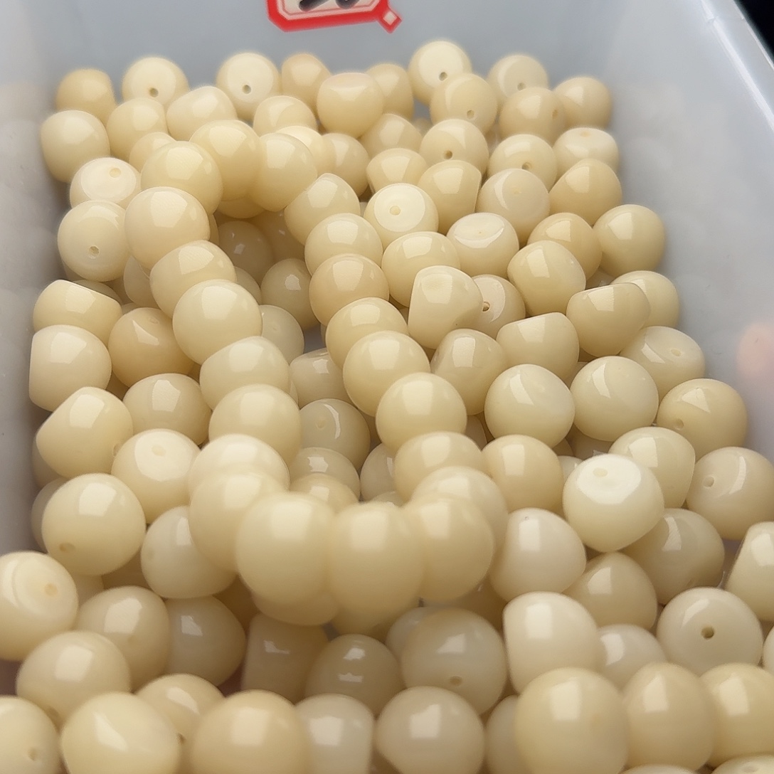 吊坠菩提根/象牙果20颗菲料奶咖干磨蒜瓣14  厚切