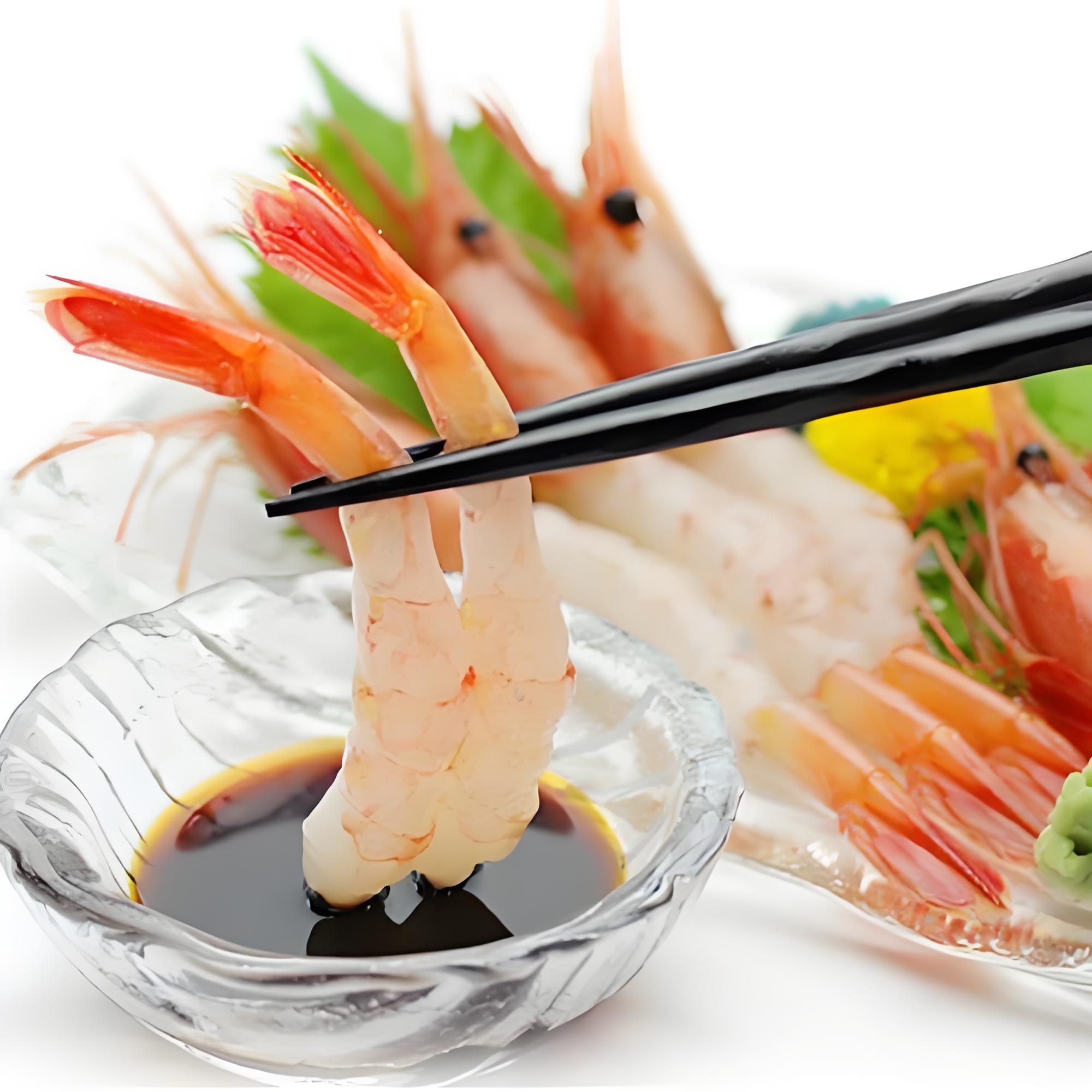 【单品精选】俄罗斯甜虾刺身3只60g海鲜