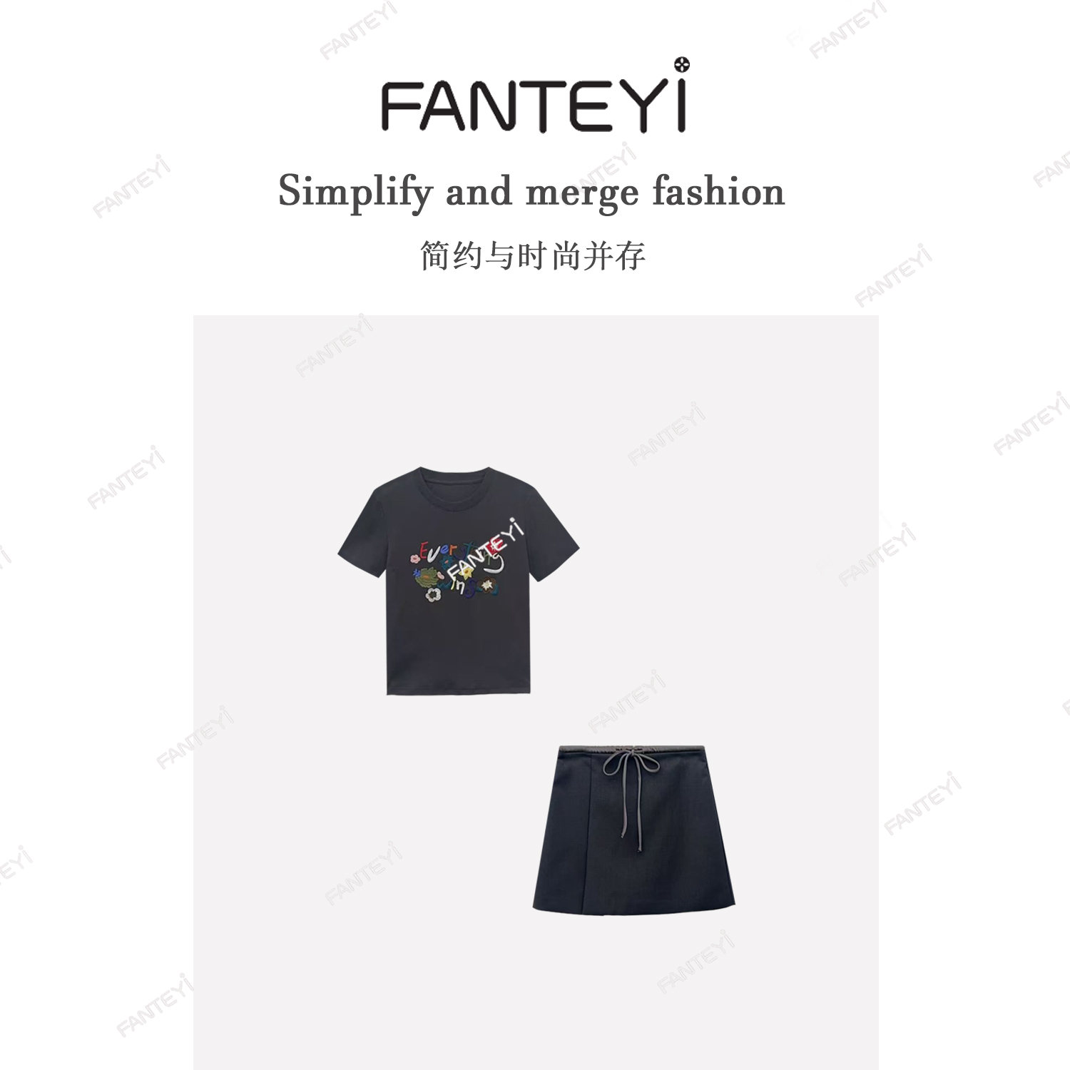 范特依-847夏新款休闲时尚百搭质感气质高级上衣6061