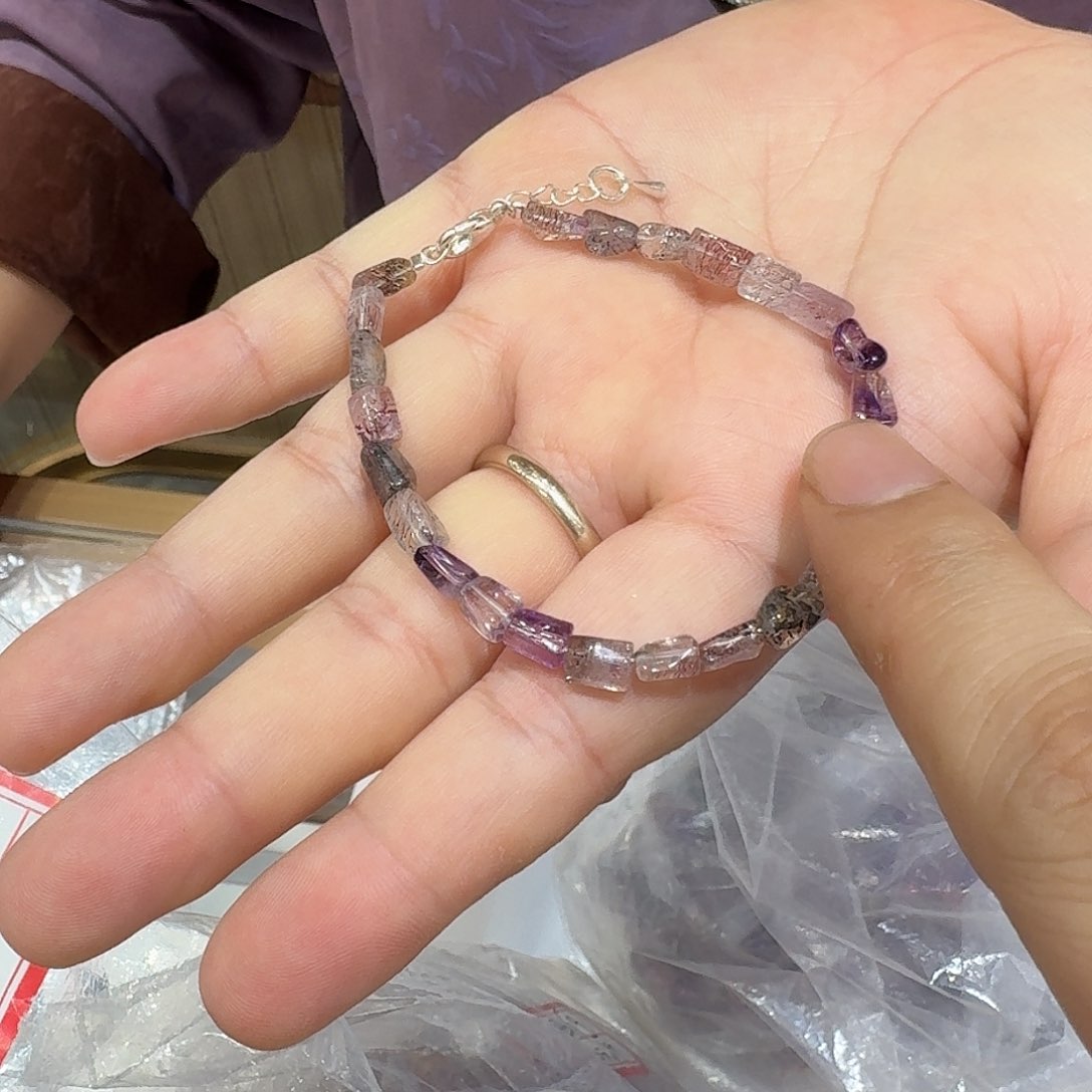 启缘珠宝随形超七手链