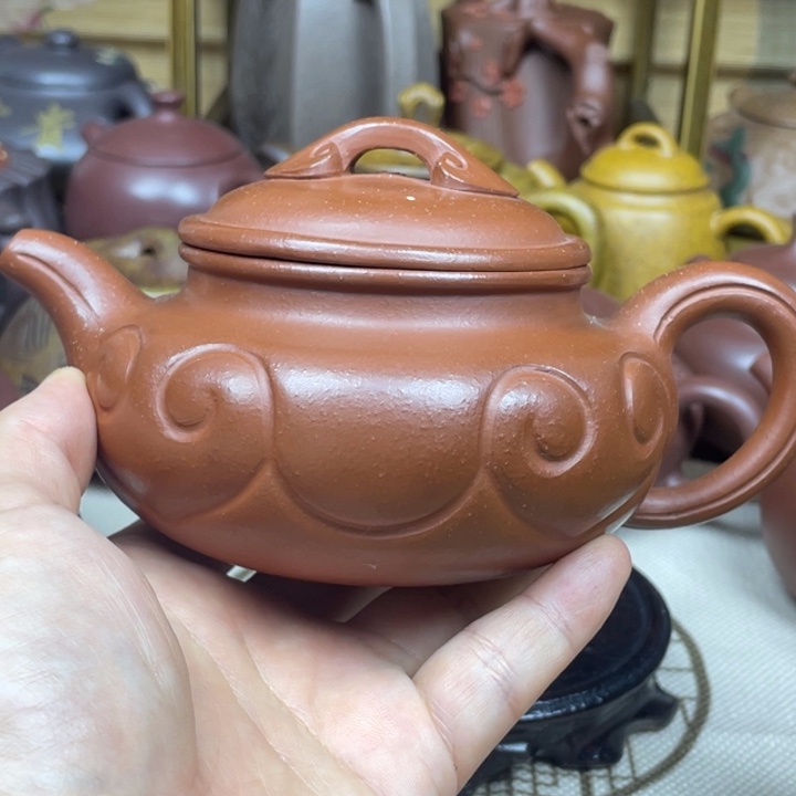 茶壶紫砂紫砂壶微微瑕320cc