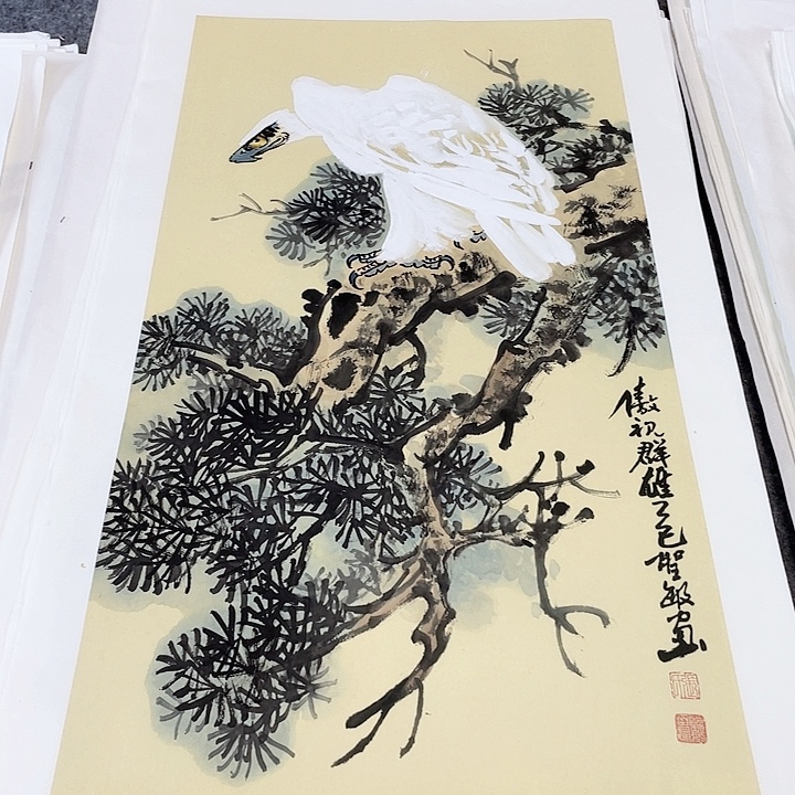 国画张圣敏先生纯手绘作品