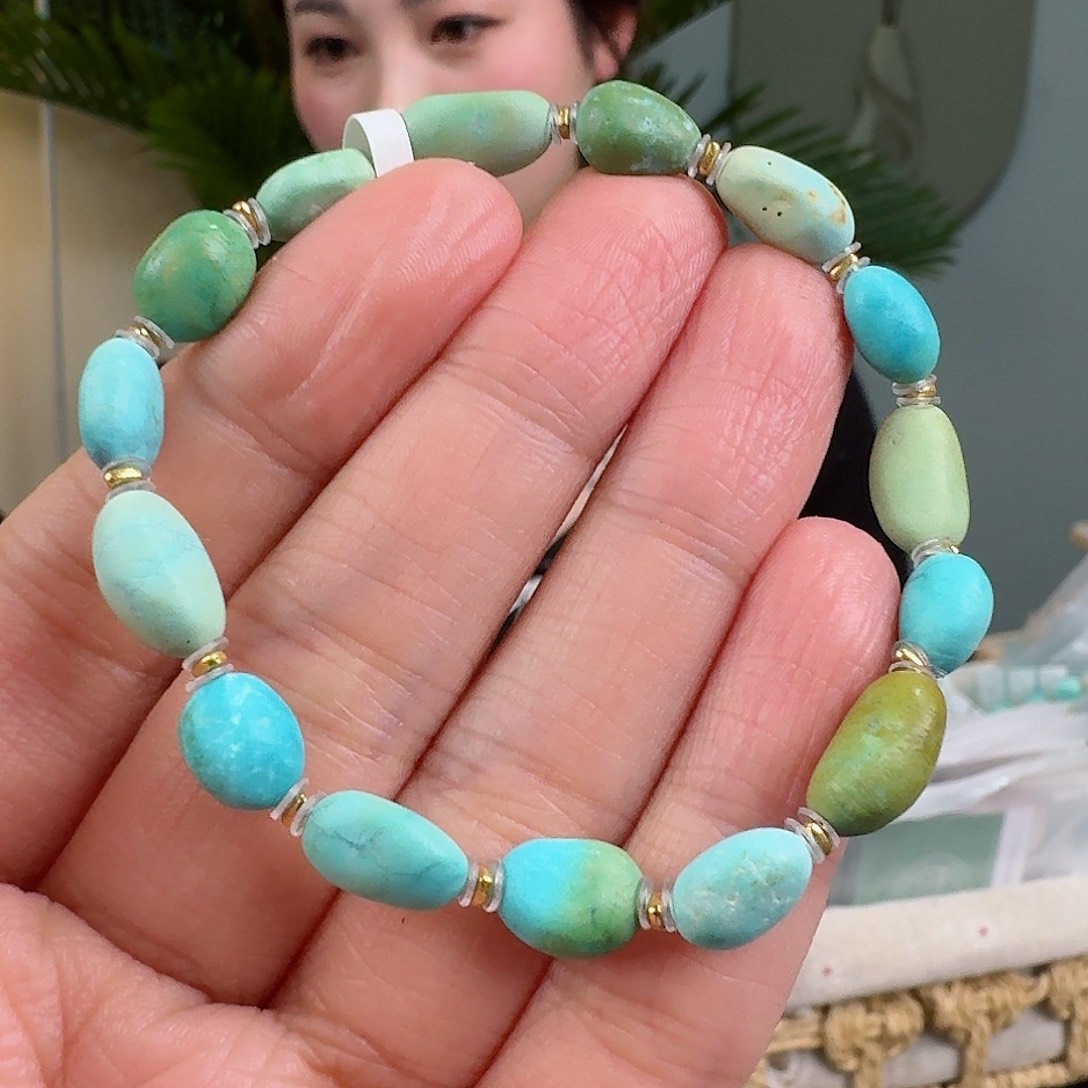 绿松石珠宝奇石未镶嵌