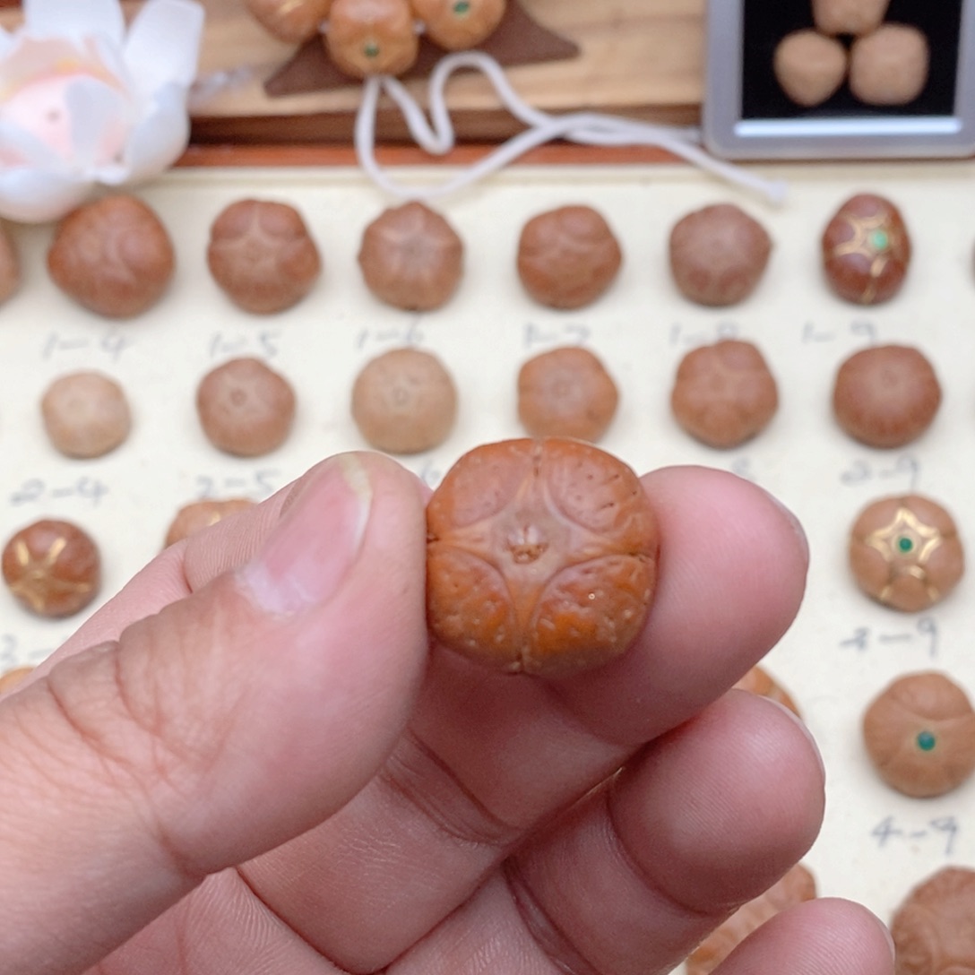 龙眼菩提吊坠金*石麒麟