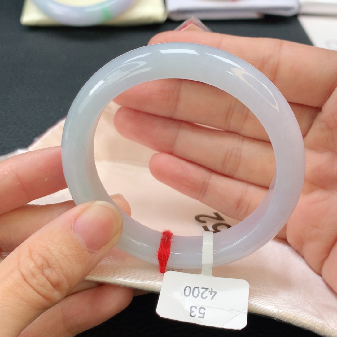 翡翠手镯未镶嵌缅甸53