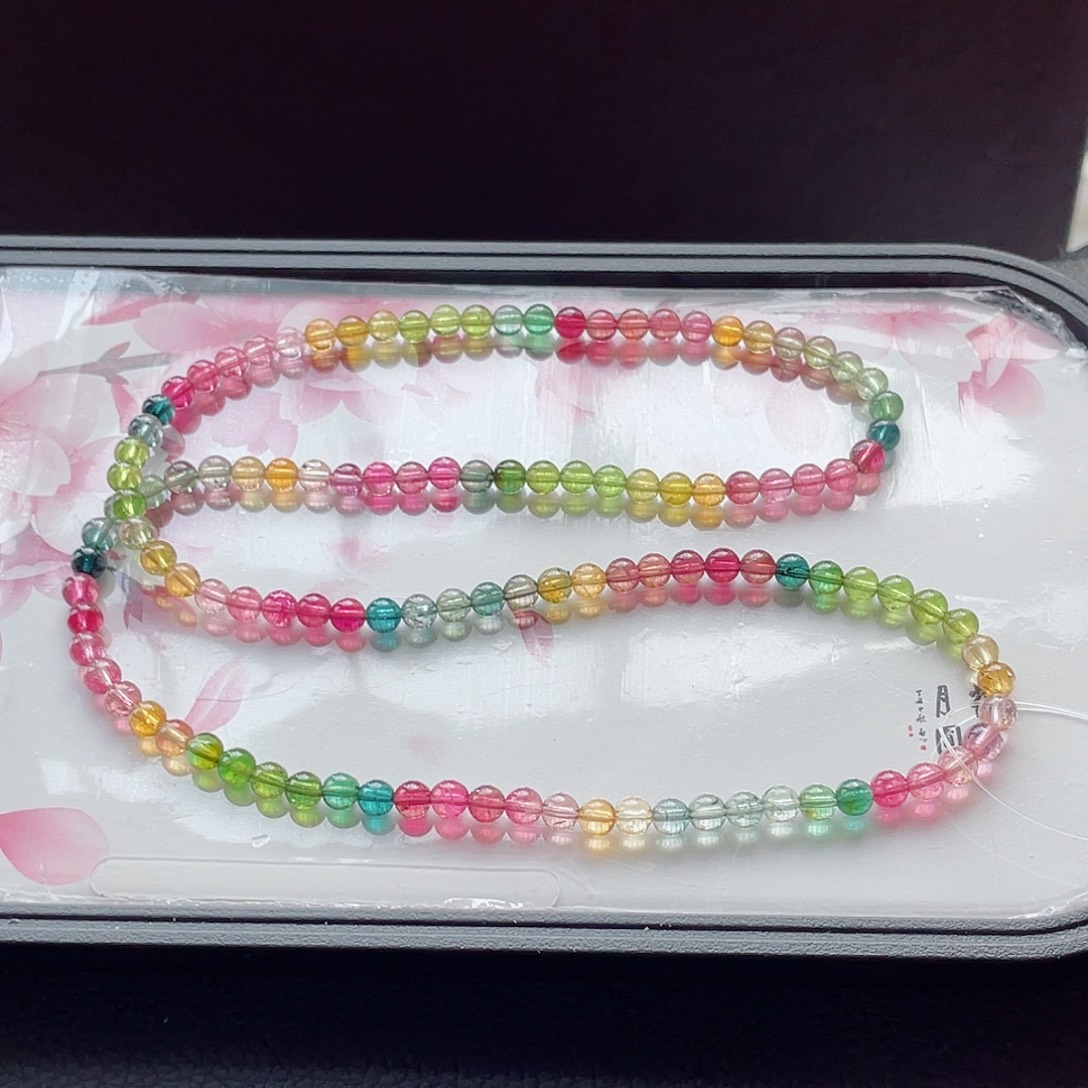 未镶嵌手链碧玺5mm左右