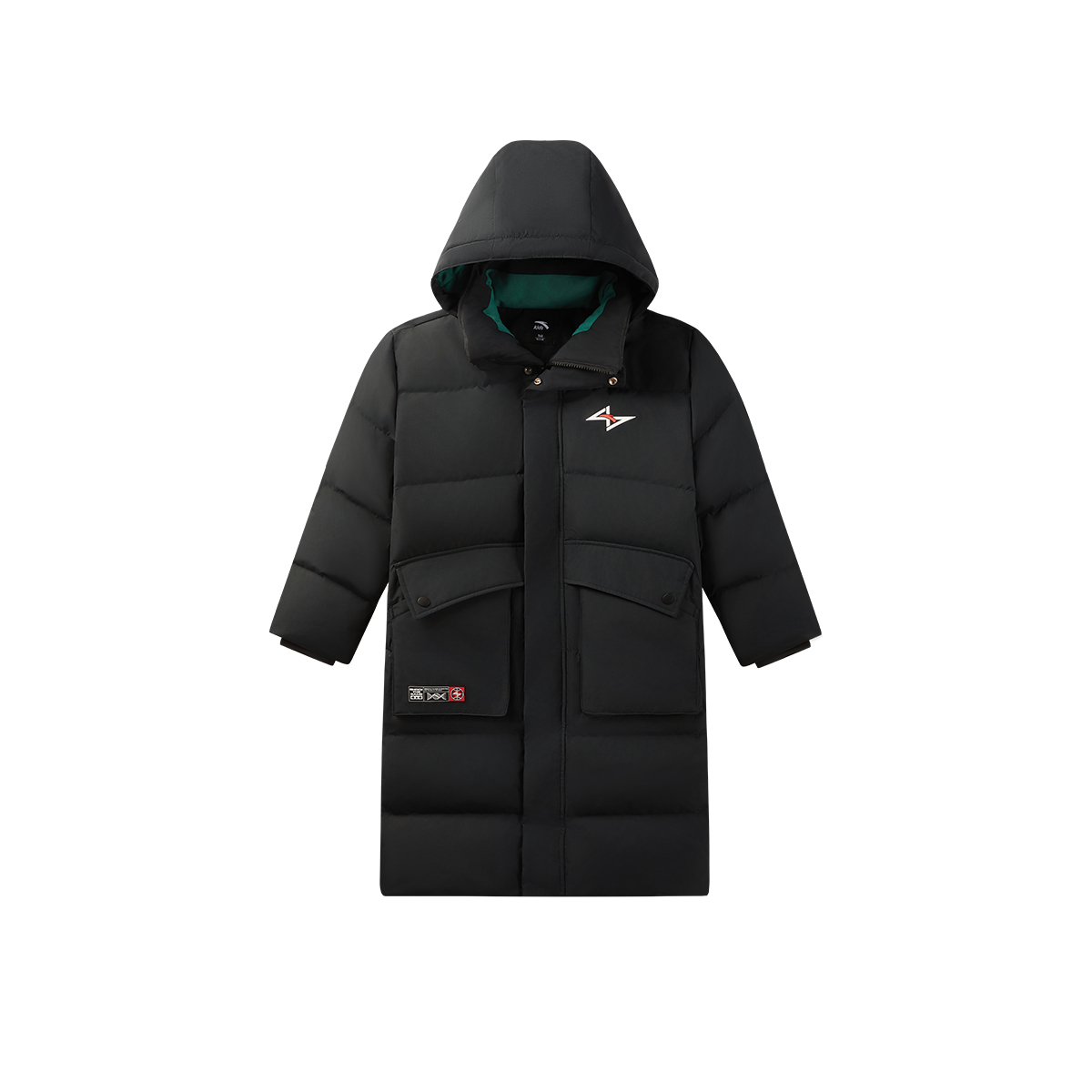 【青狂】安踏儿童冬季男大童篮球系列时尚保暖长羽绒服潮