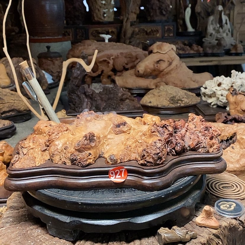 【闪购商品】927号荔枝木香炉工艺