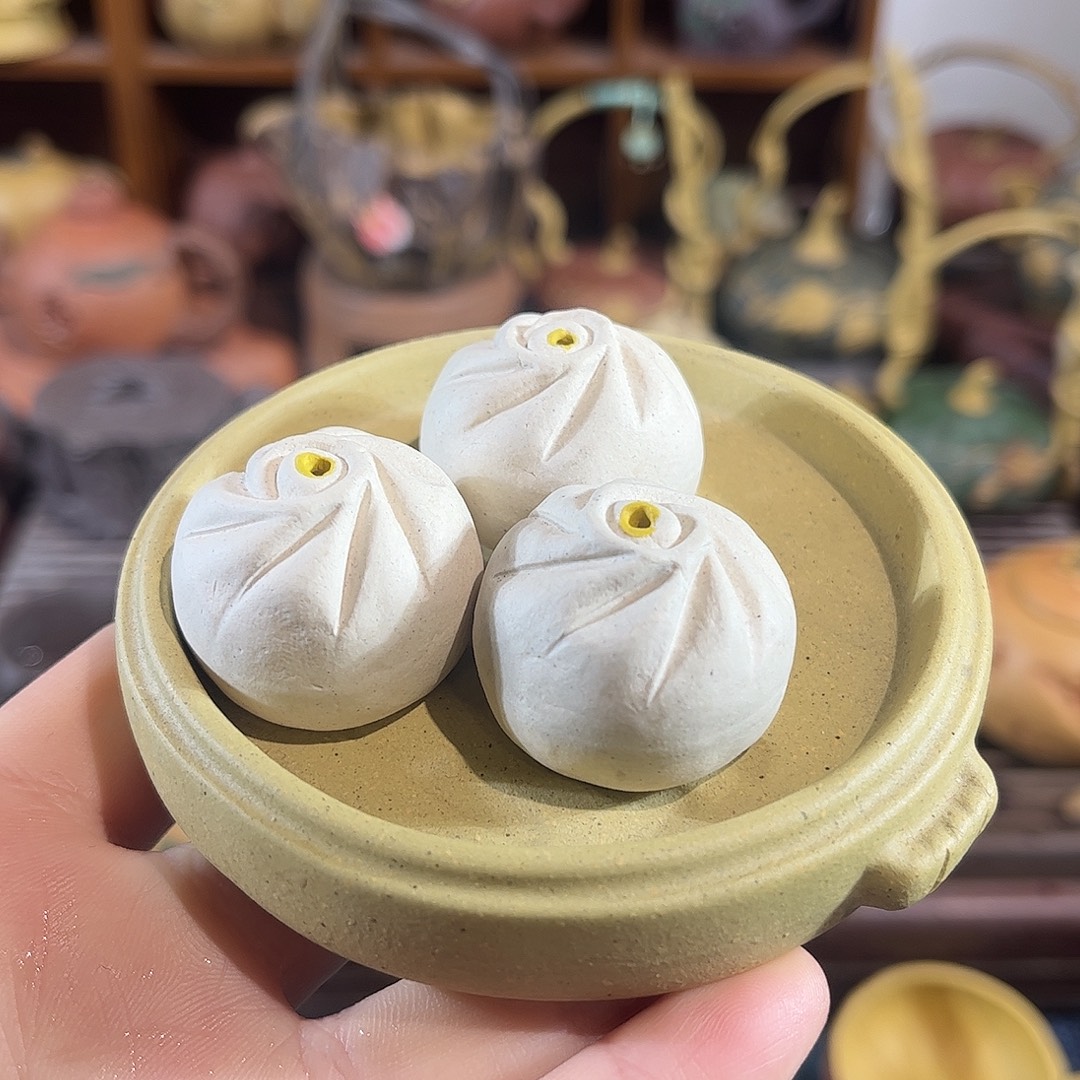 紫砂茶宠紫砂小笼包