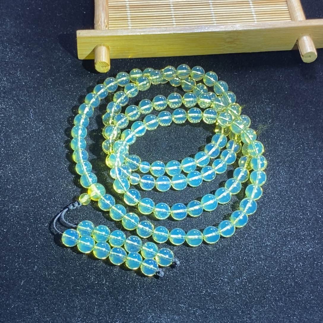 琥珀未镶嵌颈饰20克6.6mm