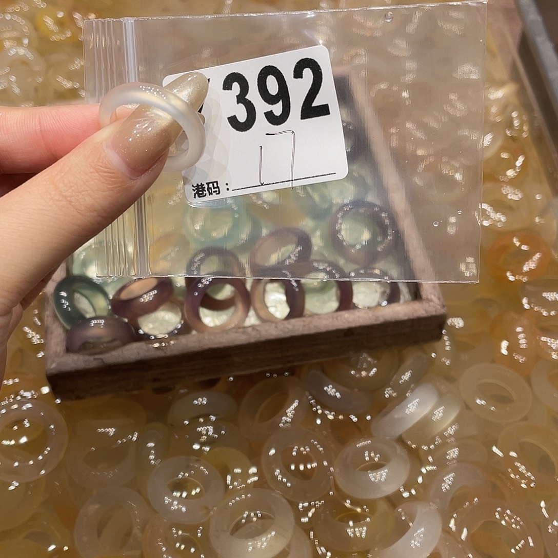玛瑙/玉髓未镶嵌戒指392