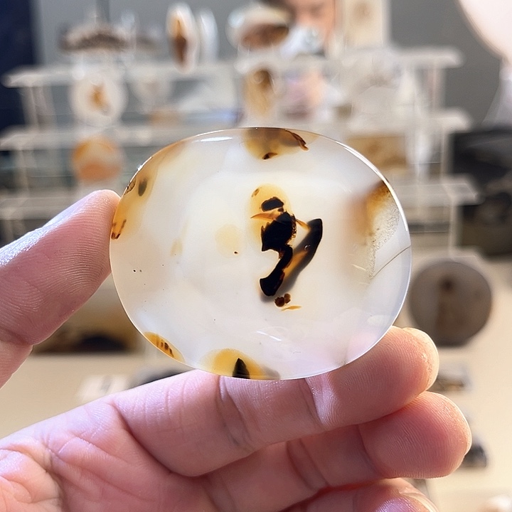 玛瑙/玉髓未镶嵌吊坠(不含链)