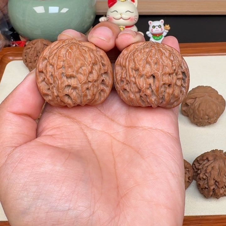 ****把件文玩核桃全品磨盘39