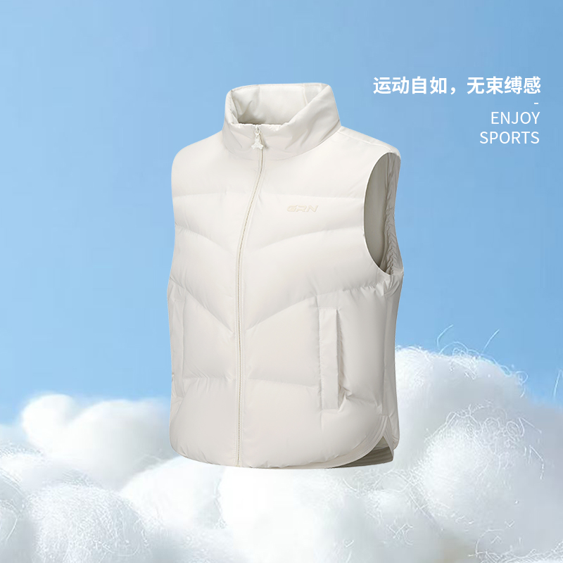 【贵人鸟-女羽绒马甲】冬季女款保暖舒适轻质柔软羽绒马甲Y2255088